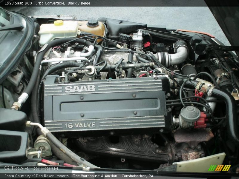 Black / Beige 1993 Saab 900 Turbo Convertible