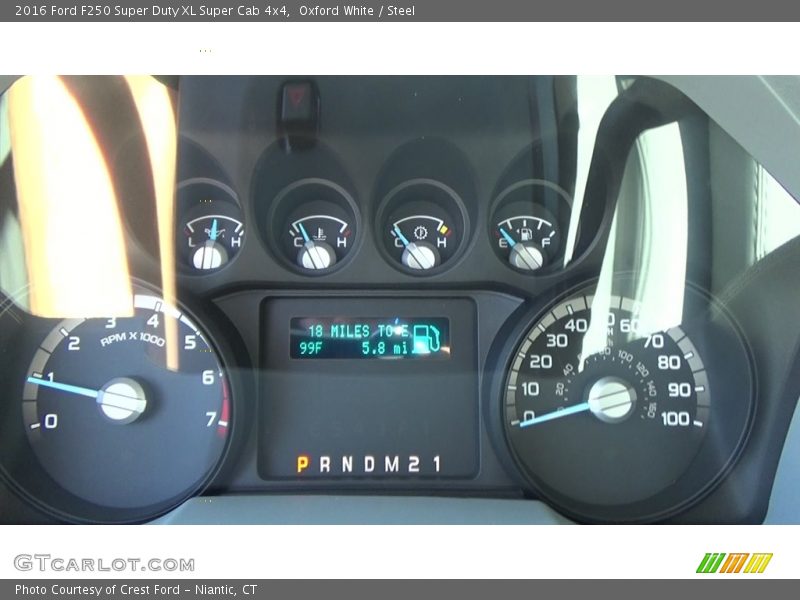 Oxford White / Steel 2016 Ford F250 Super Duty XL Super Cab 4x4