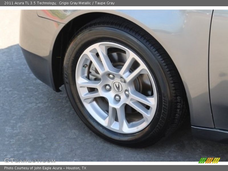 Grigio Gray Metallic / Taupe Gray 2011 Acura TL 3.5 Technology