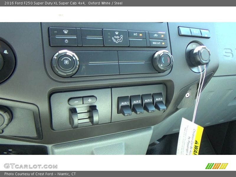 Oxford White / Steel 2016 Ford F250 Super Duty XL Super Cab 4x4