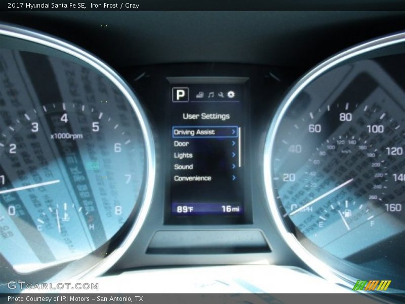Iron Frost / Gray 2017 Hyundai Santa Fe SE