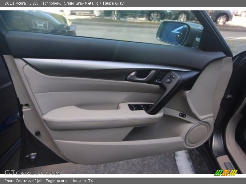 Grigio Gray Metallic / Taupe Gray 2011 Acura TL 3.5 Technology