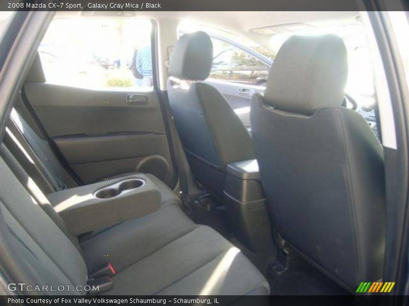 Galaxy Gray Mica / Black 2008 Mazda CX-7 Sport