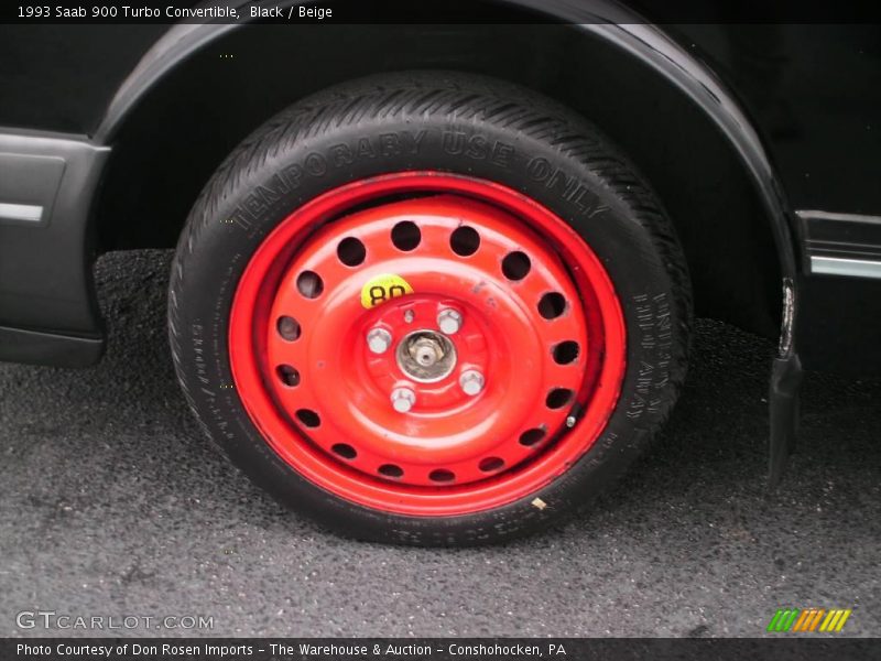 Black / Beige 1993 Saab 900 Turbo Convertible