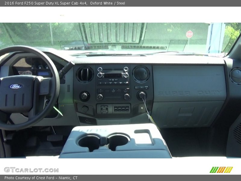 Oxford White / Steel 2016 Ford F250 Super Duty XL Super Cab 4x4