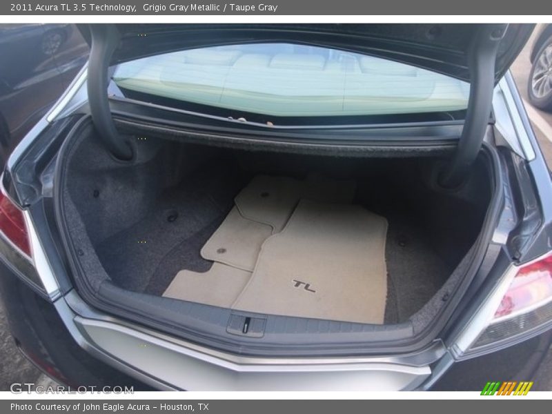 Grigio Gray Metallic / Taupe Gray 2011 Acura TL 3.5 Technology