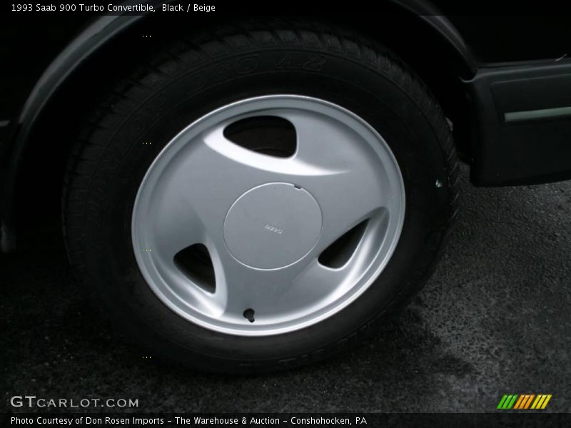 Black / Beige 1993 Saab 900 Turbo Convertible