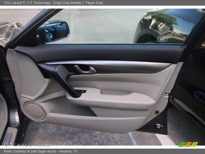 Grigio Gray Metallic / Taupe Gray 2011 Acura TL 3.5 Technology
