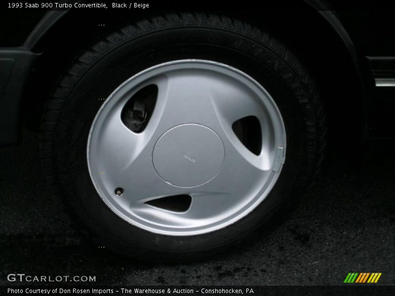 Black / Beige 1993 Saab 900 Turbo Convertible