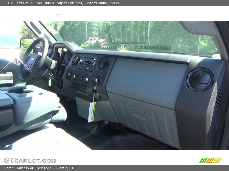 Oxford White / Steel 2016 Ford F250 Super Duty XL Super Cab 4x4