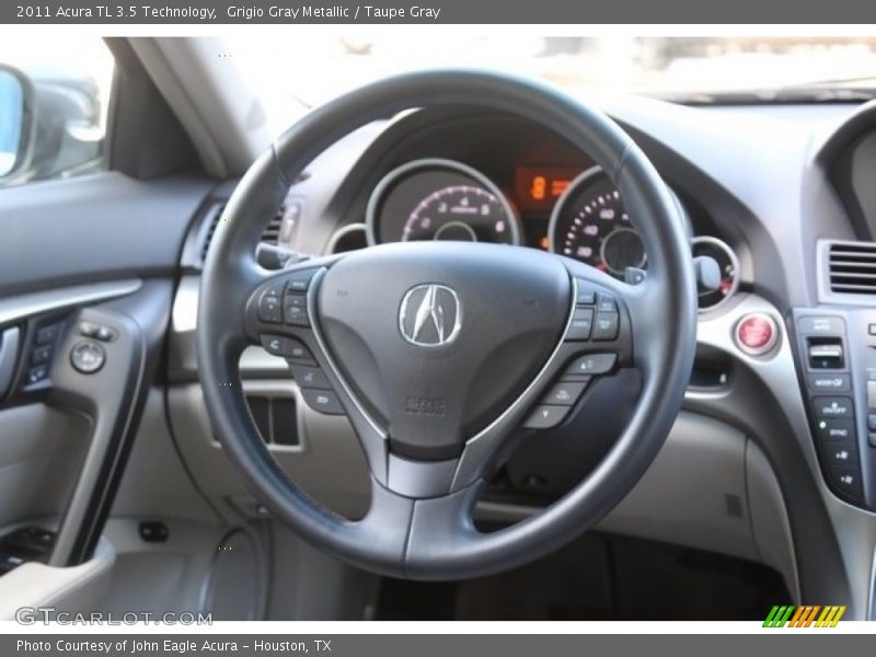 Grigio Gray Metallic / Taupe Gray 2011 Acura TL 3.5 Technology