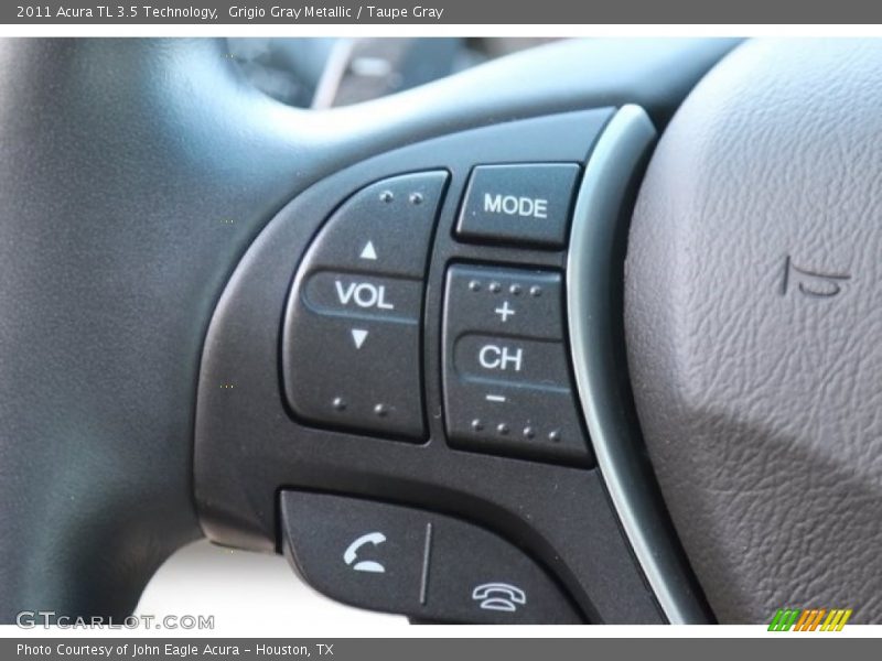 Grigio Gray Metallic / Taupe Gray 2011 Acura TL 3.5 Technology