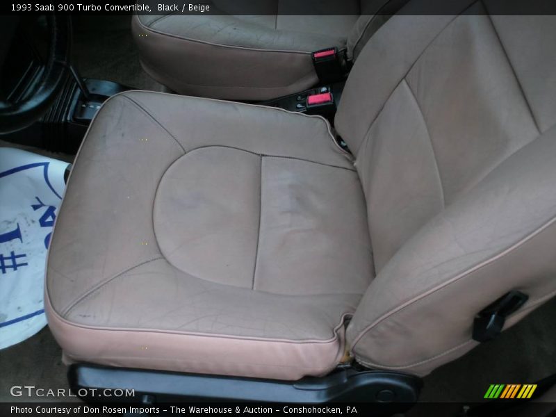 Black / Beige 1993 Saab 900 Turbo Convertible