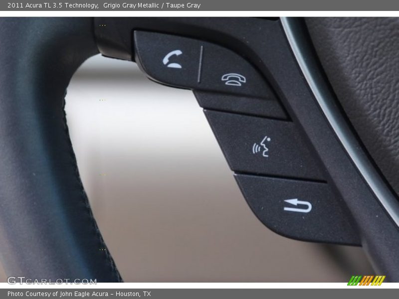 Grigio Gray Metallic / Taupe Gray 2011 Acura TL 3.5 Technology