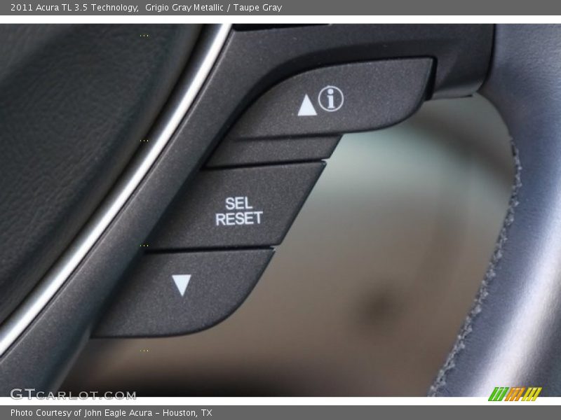 Grigio Gray Metallic / Taupe Gray 2011 Acura TL 3.5 Technology