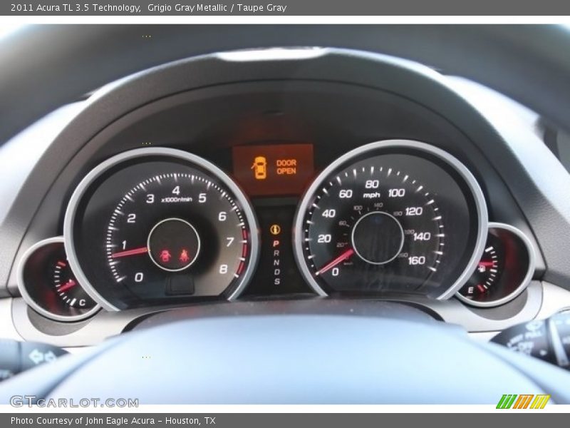 Grigio Gray Metallic / Taupe Gray 2011 Acura TL 3.5 Technology