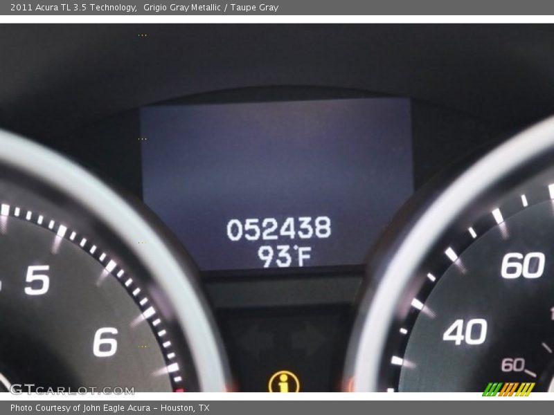 Grigio Gray Metallic / Taupe Gray 2011 Acura TL 3.5 Technology