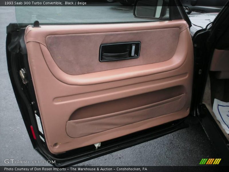 Black / Beige 1993 Saab 900 Turbo Convertible