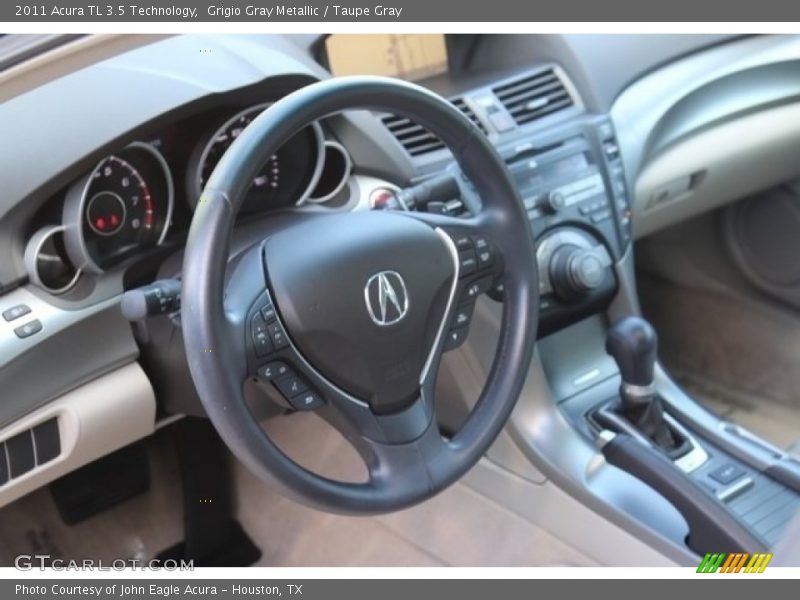 Grigio Gray Metallic / Taupe Gray 2011 Acura TL 3.5 Technology
