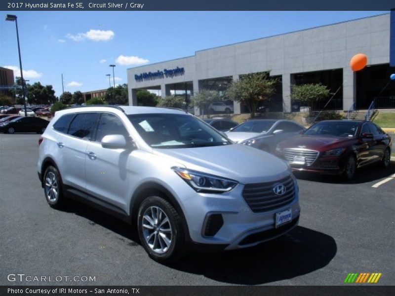 Circuit Silver / Gray 2017 Hyundai Santa Fe SE