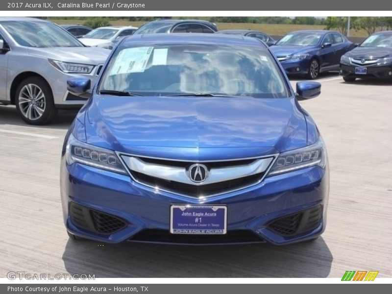 Catalina Blue Pearl / Graystone 2017 Acura ILX