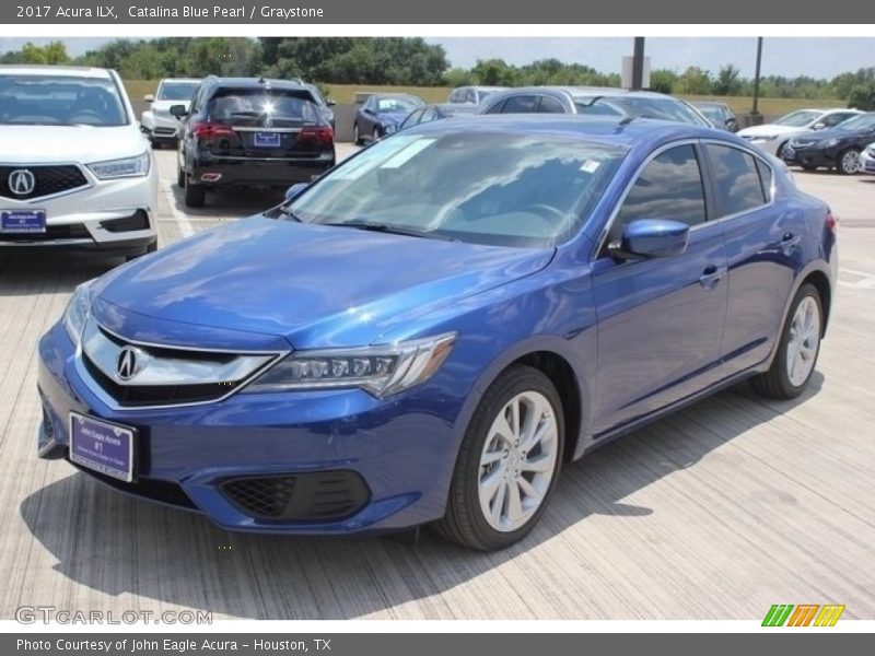 Catalina Blue Pearl / Graystone 2017 Acura ILX