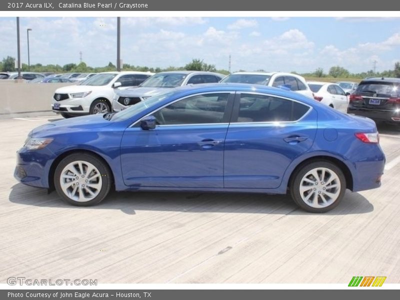 Catalina Blue Pearl / Graystone 2017 Acura ILX