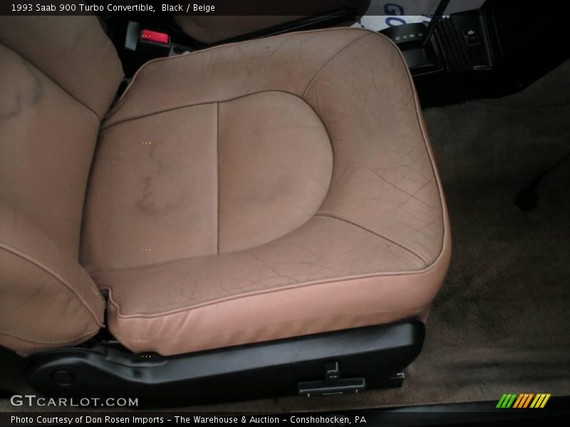 Black / Beige 1993 Saab 900 Turbo Convertible