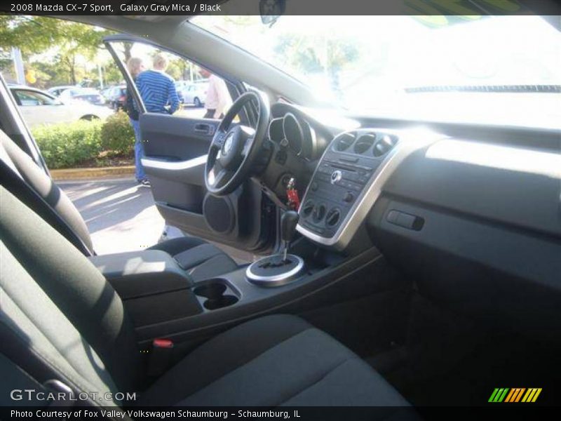 Galaxy Gray Mica / Black 2008 Mazda CX-7 Sport