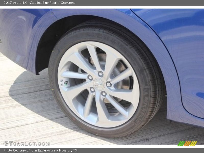 Catalina Blue Pearl / Graystone 2017 Acura ILX