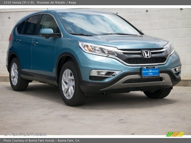 Mountain Air Metallic / Beige 2016 Honda CR-V EX