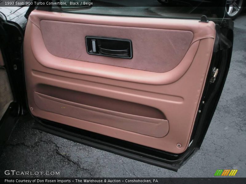 Black / Beige 1993 Saab 900 Turbo Convertible