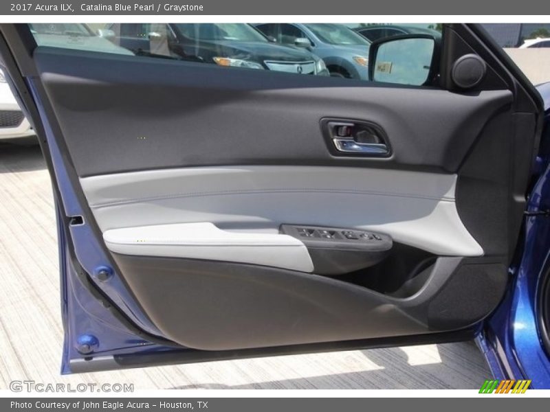 Catalina Blue Pearl / Graystone 2017 Acura ILX