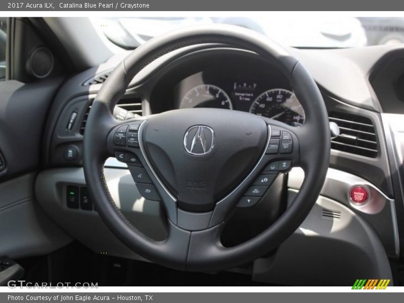 Catalina Blue Pearl / Graystone 2017 Acura ILX