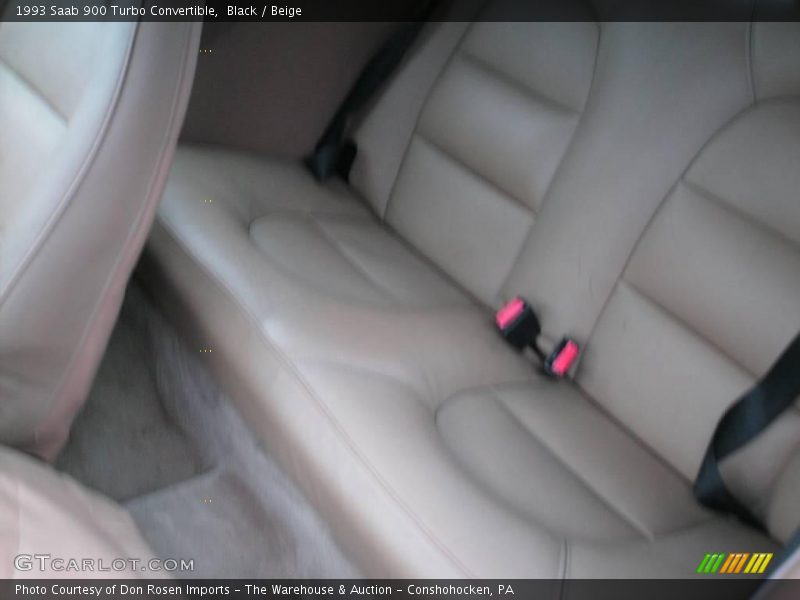 Black / Beige 1993 Saab 900 Turbo Convertible