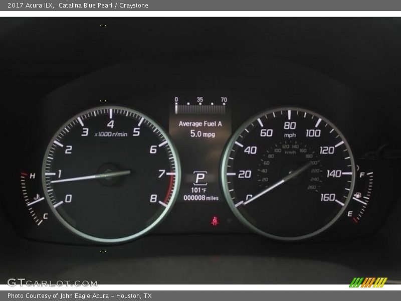 Catalina Blue Pearl / Graystone 2017 Acura ILX
