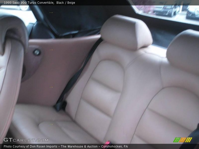 Black / Beige 1993 Saab 900 Turbo Convertible