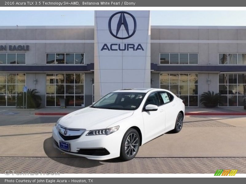 Bellanova White Pearl / Ebony 2016 Acura TLX 3.5 Technology SH-AWD