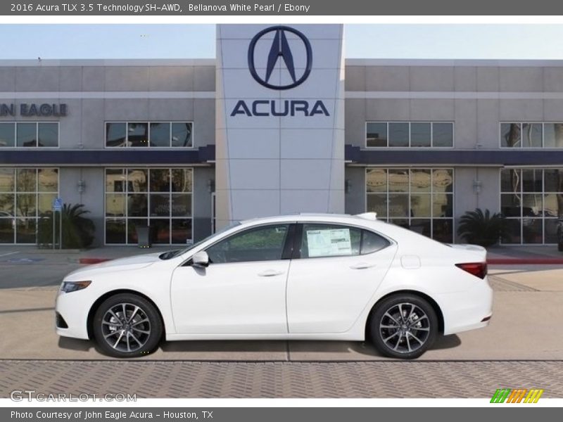 Bellanova White Pearl / Ebony 2016 Acura TLX 3.5 Technology SH-AWD