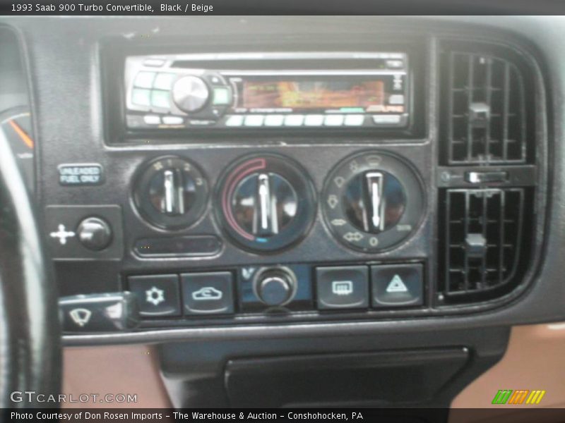 Black / Beige 1993 Saab 900 Turbo Convertible