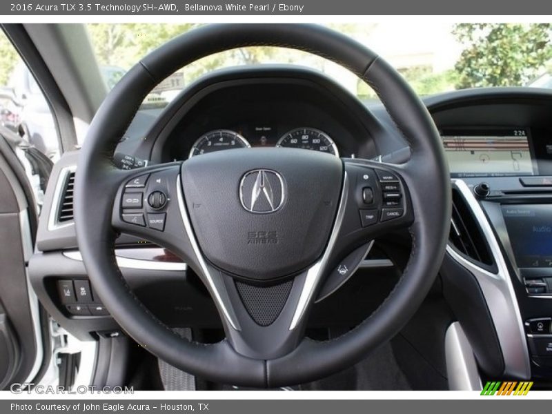 Bellanova White Pearl / Ebony 2016 Acura TLX 3.5 Technology SH-AWD
