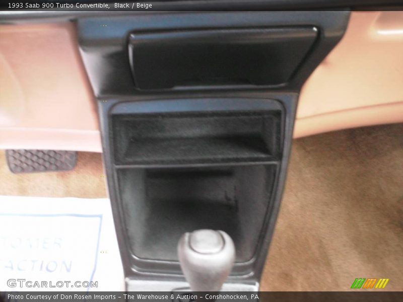 Black / Beige 1993 Saab 900 Turbo Convertible