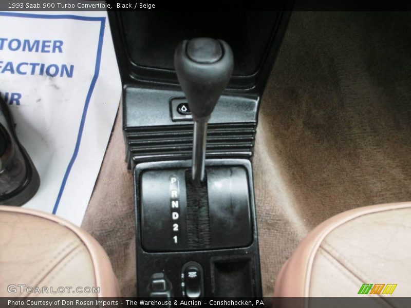 Black / Beige 1993 Saab 900 Turbo Convertible