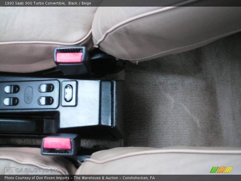 Black / Beige 1993 Saab 900 Turbo Convertible