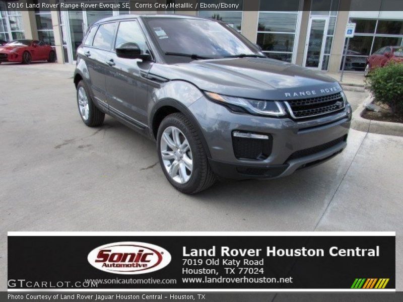 Corris Grey Metalllic / Ebony/Ebony 2016 Land Rover Range Rover Evoque SE