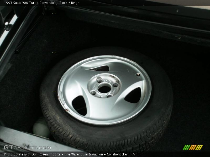 Black / Beige 1993 Saab 900 Turbo Convertible