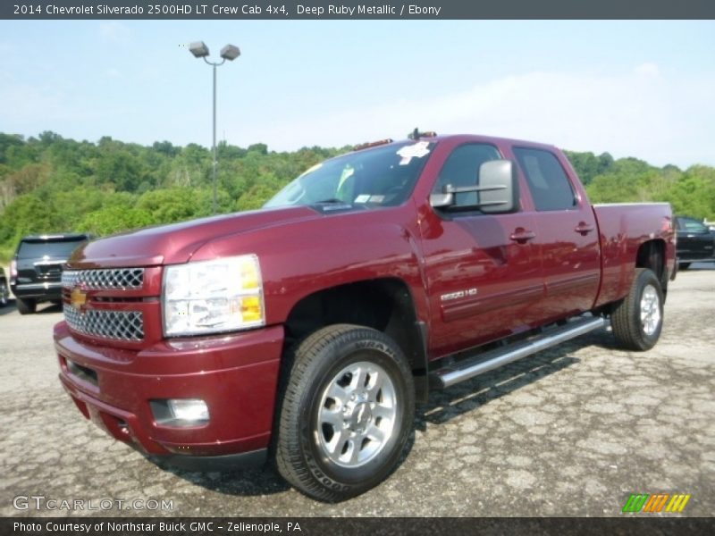 Deep Ruby Metallic / Ebony 2014 Chevrolet Silverado 2500HD LT Crew Cab 4x4