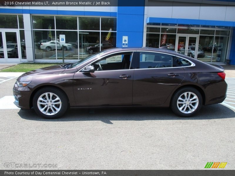 Autumn Bronze Metallic / Jet Black 2016 Chevrolet Malibu LT