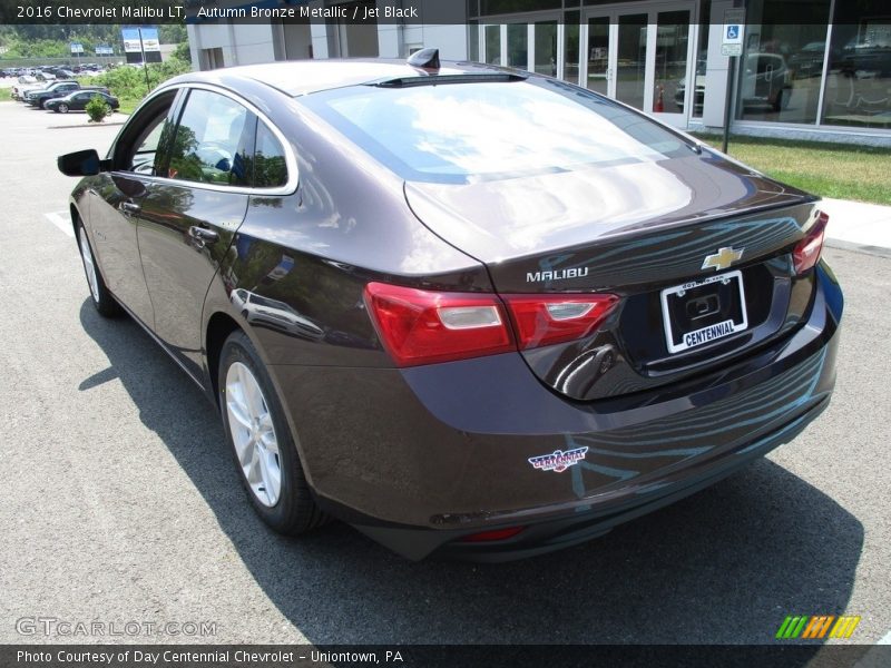 Autumn Bronze Metallic / Jet Black 2016 Chevrolet Malibu LT