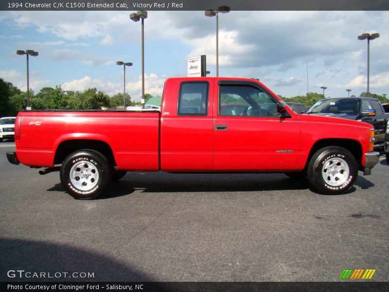 Victory Red / Red 1994 Chevrolet C/K C1500 Extended Cab